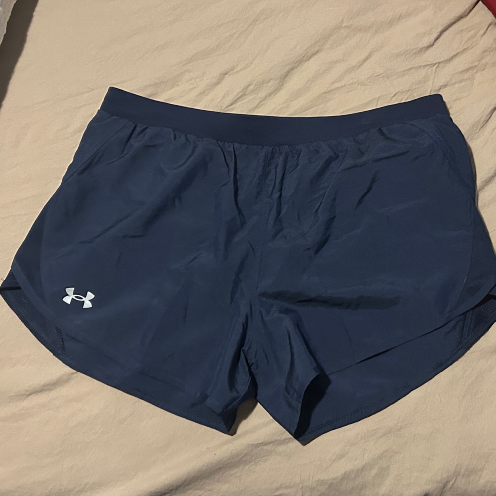 Under Armour Navy Blue Athletic Shorts
